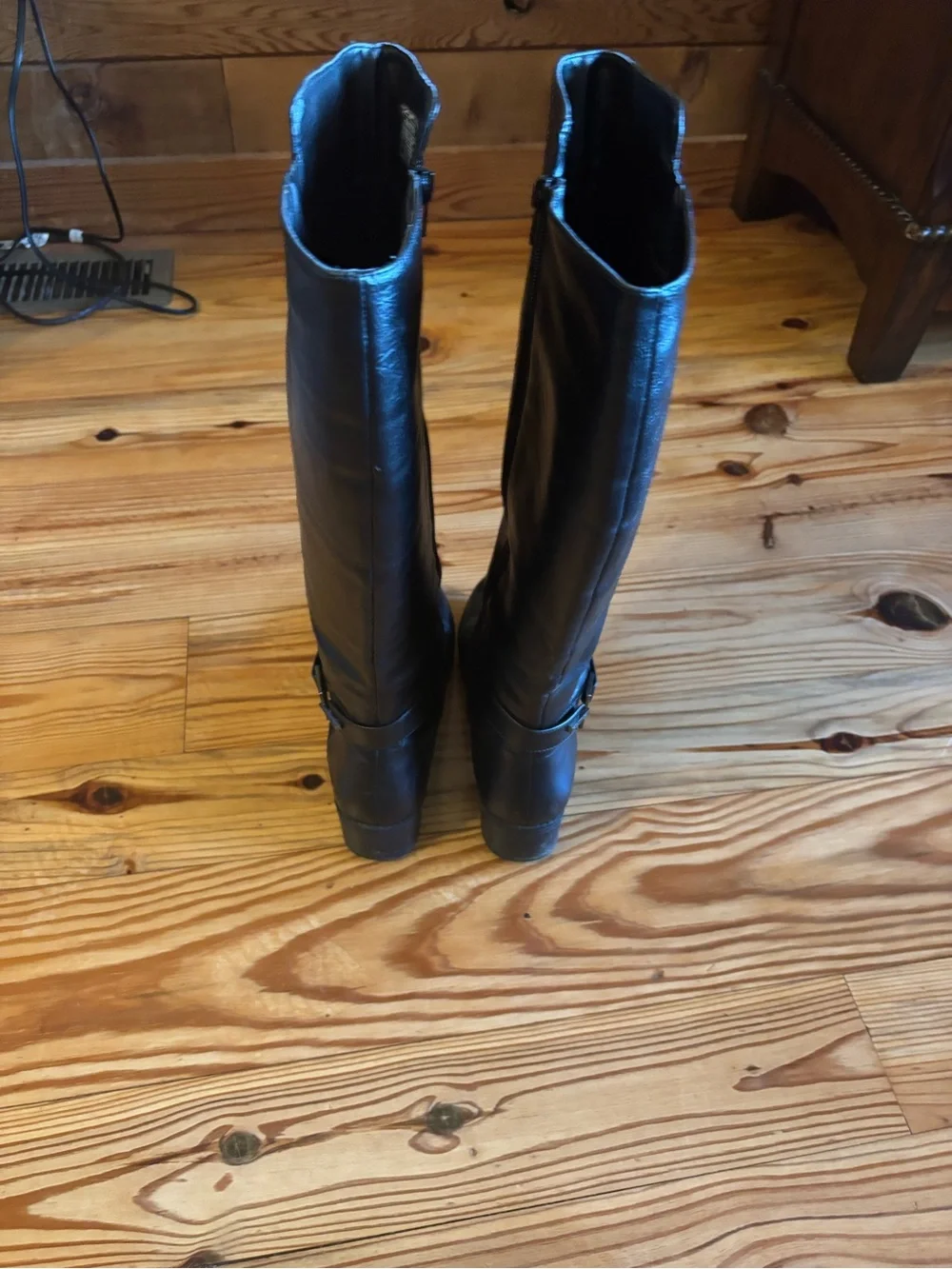 Nautica Black Over-the-Knee Riding Boots